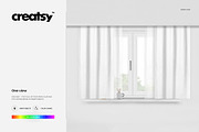 Short Curtain Mockup Set, a Product Mockup by Creatsy (Thumbnail 4 of 5)