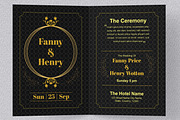 Wedding Invitation Card, a Stationery Template by MightyDesign (Thumbnail 1 of 7)