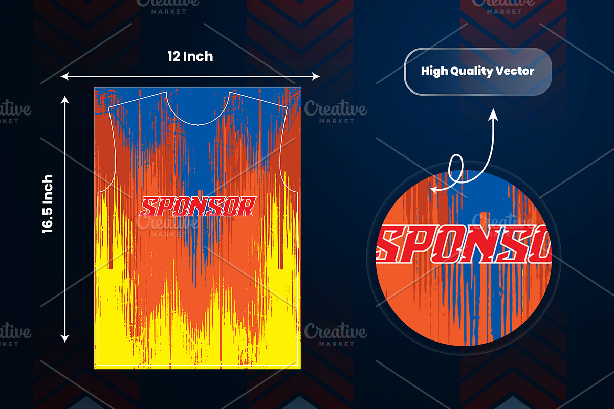 Soccer Jersey Design, a Sport Illustration by samsulpassive (Photo 3 of 3)