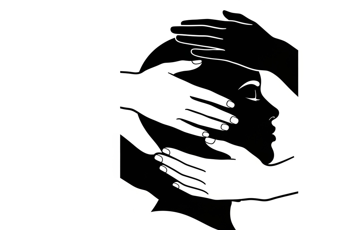 mental health awareness silhouettes, an Illustration by Amazin_art (Photo 42 of 46)