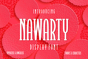 Nawarty, a Serif Font by lelevien (Thumbnail 5 of 5)