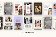 Josie Social Media Templates, a Social Media Template by Big Cat Creative (Thumbnail 6 of 6)