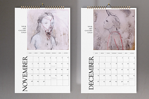 Art Calendar 2021 Template