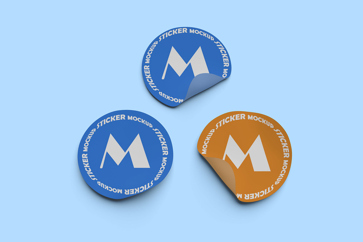 Sticker Mockup, a Mask Mockup by xavier_studio (Photo 5 of 5)