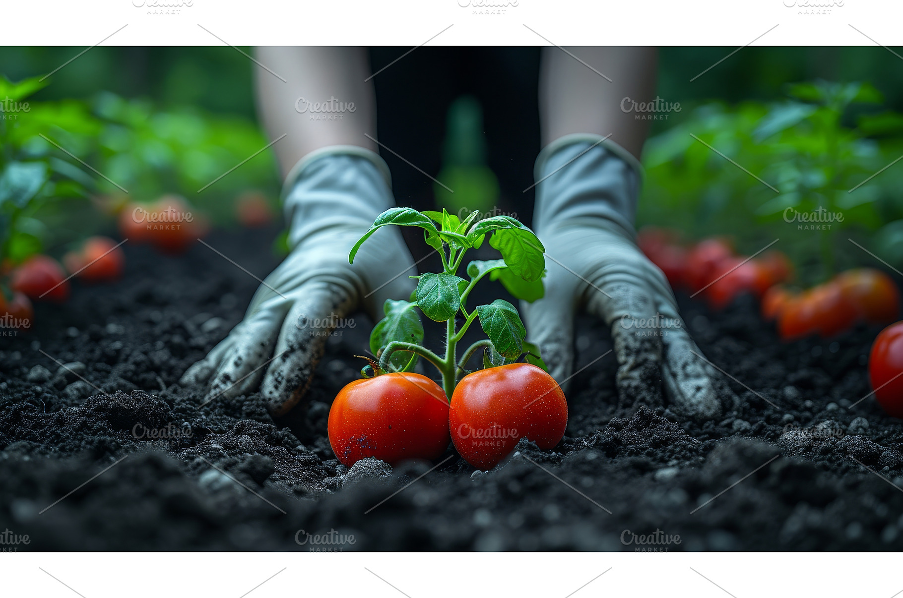 In a greenhouse, a women wears, a Nature Photo by ZinetroN