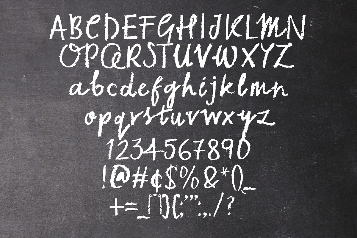 Griffon Chalk Font | Bold Hand Font preview 3