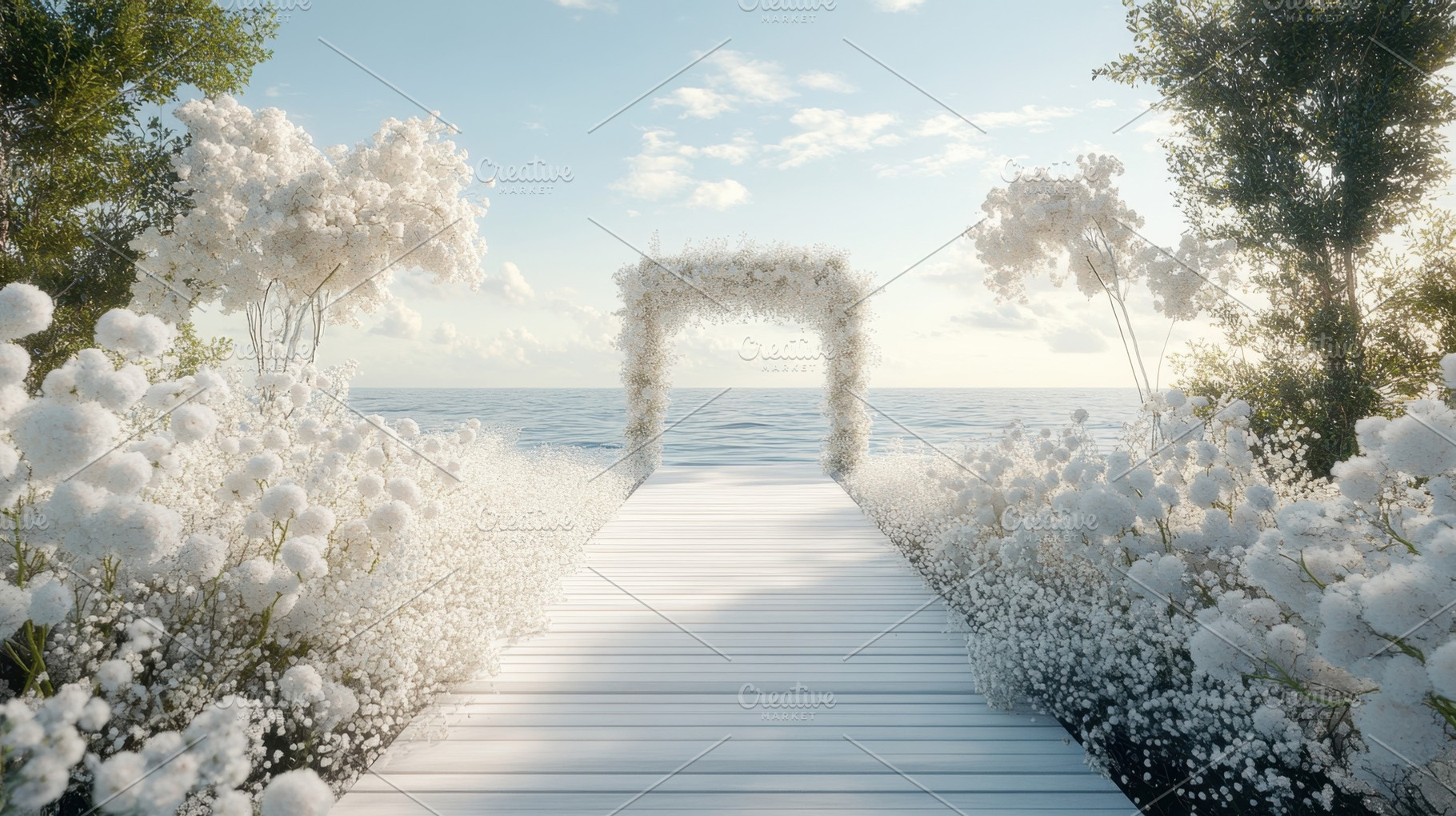 Tranquil path to calm waters, a Photo by Beautiful things