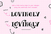 Love Hearts Font Duo, a Serif Font by Lollipop Hand Drawn (Thumbnail 4 of 7)
