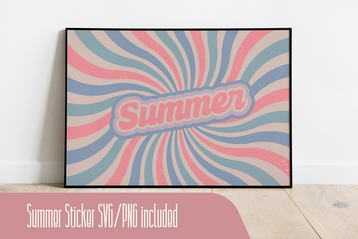 Retro Wallpaper Vector Patterns, a Wallpaper Graphic by PaolaroiDesign (Photo 5 of 6)