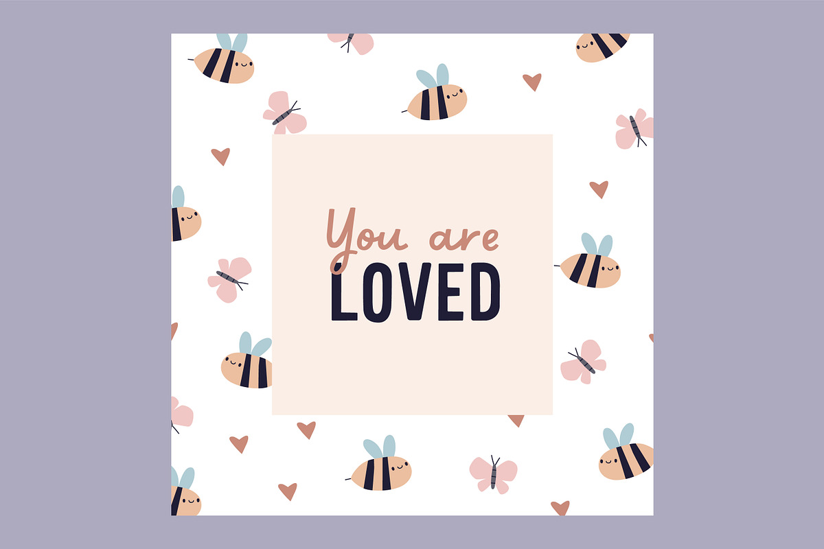 Cute childish cards with animals set, an Animal Illustration by Good Studio (Photo 8 of 12)
