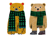 Neutral Christmas Clipart Bundle, an Illustration by Designworld (Thumbnail 5 of 6)