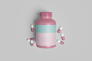 Pills Bottle Mockup, a Packaging Mockup by MrLetters (Thumbnail 5 of 5)