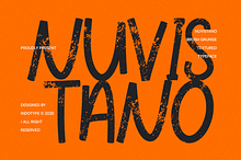 Nuvistano - Grunge Brush Font
