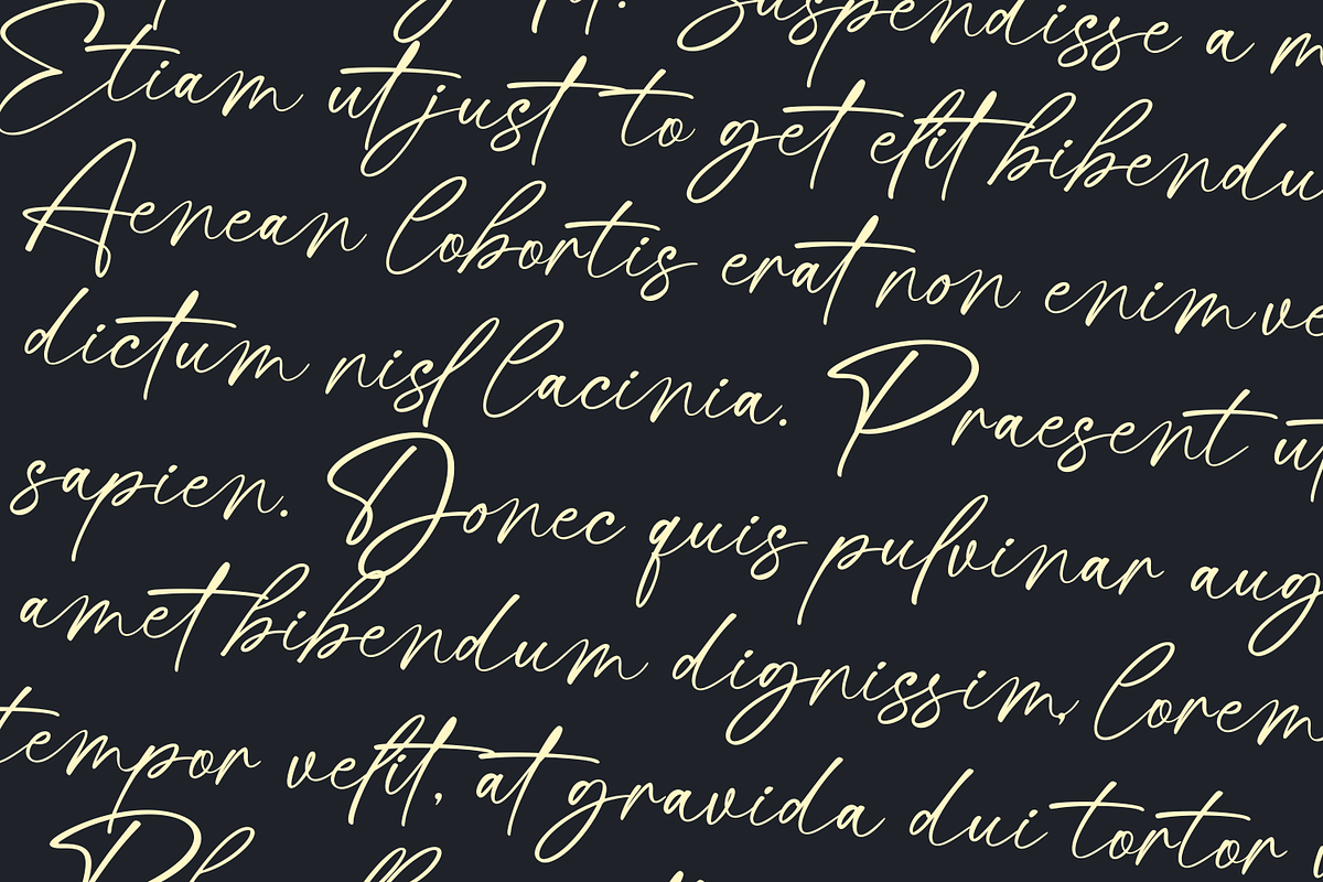 Mastine - Elegant Handwritten Font, a Handwritten Font by Basnistudio (Photo 3 of 16)
