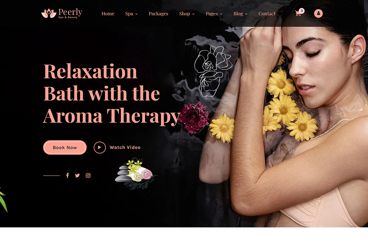 Spa & Beauty Bootstrap 5 Template, a Bootstrap Template by HasThemes (Photo 3 of 3)