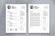 Clean and creative minimal resume, a Resume Template by Blackcloud_Creations (Thumbnail 4 of 7)
