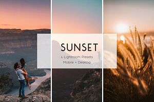 Sunset Lightroom Presets, a Preset Add-On by PeDe Designs
