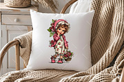 Strawberry Kids PNG Clipart, a Seasonal Illustration by OK Design (Thumbnail 4 of 6)