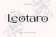 Leotaro - Serif Latin and Cyrillic, a Serif Font by AuthenType (Thumbnail 1 of 12)