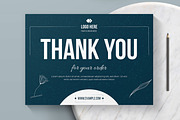 Thank You Card Layout, a Stationery Template by MightyDesign (Thumbnail 2 of 6)