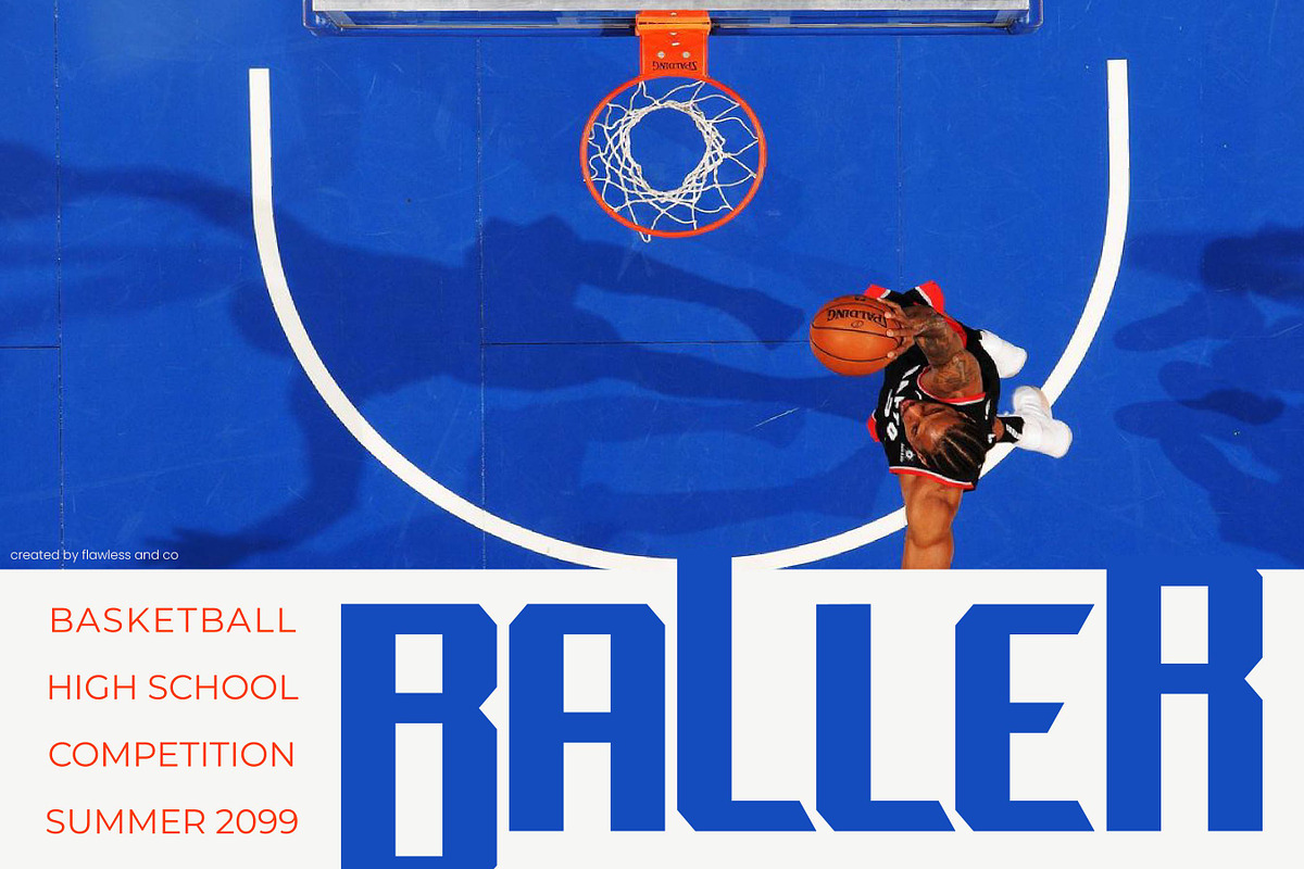 Protoser - Sports Font, a Font by Flawless And Co (Photo 2 of 9)