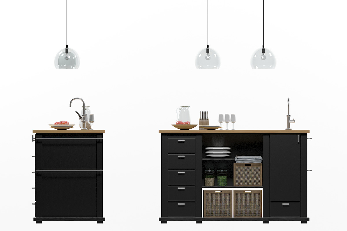 Kitchen island 0304, a Furniture 3D Model by inDahouze (Photo 9 of 9)
