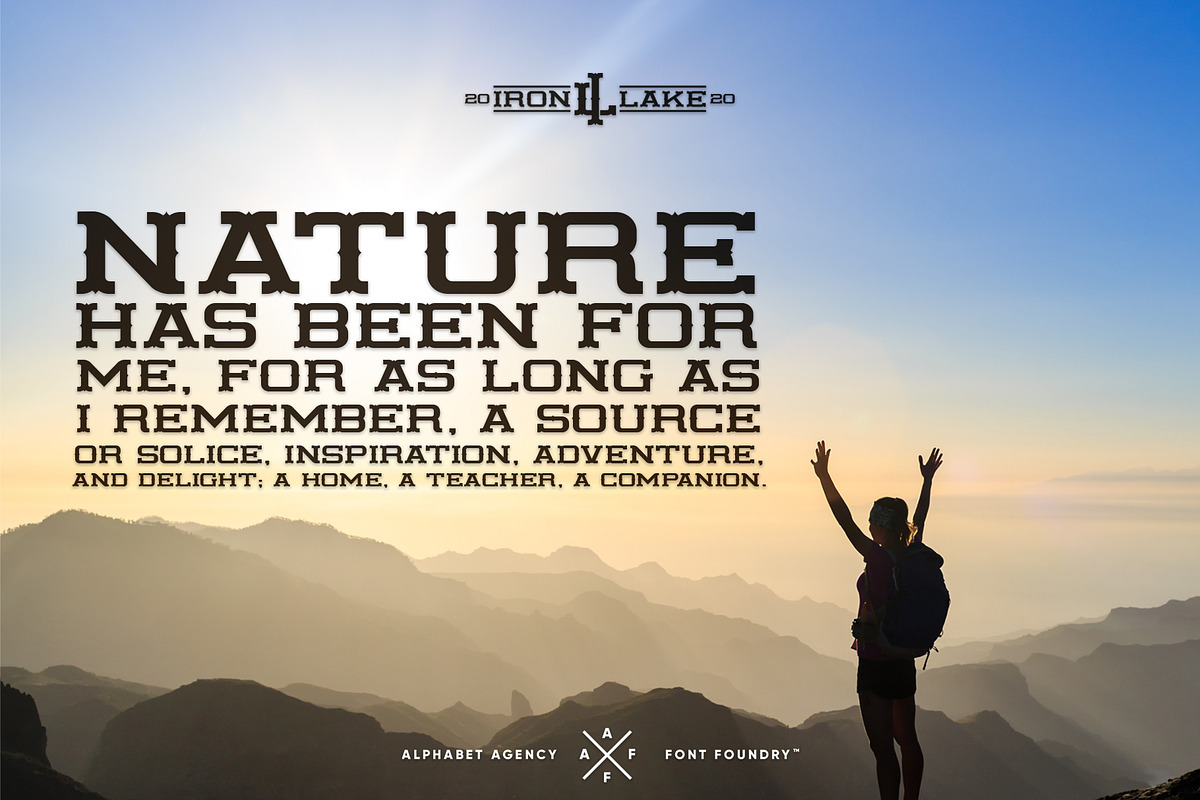 IRON LAKE FONT DUO preview 4