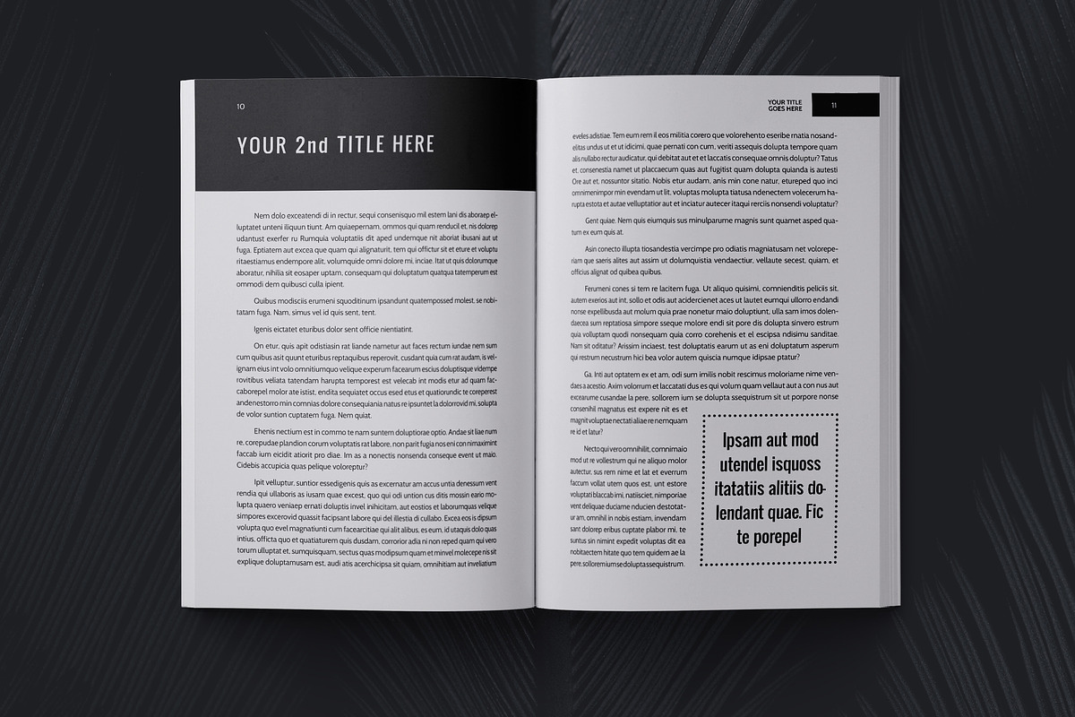 Non Fiction Book Template, a Stationery Template by Meknya (Photo 6 of 6)