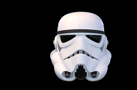 Star Wars Stormtrooper Helmet, a Characters & Person 3D Model by Olives