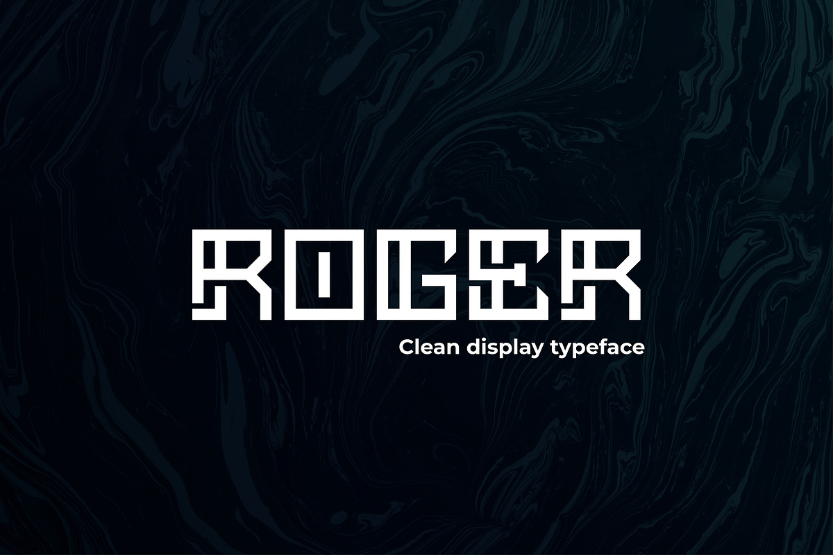 Roger - Display typeface
