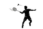 Badminton Smash Silhouettes, an Illustration by Amazin_art (Thumbnail 31 of 31)