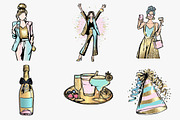 valentine clipart, an Illustration by CreationArt (Thumbnail 2 of 7)