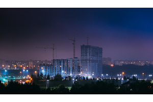 Night City Illumination. Development, an Architecture Photo by Our Amazing World