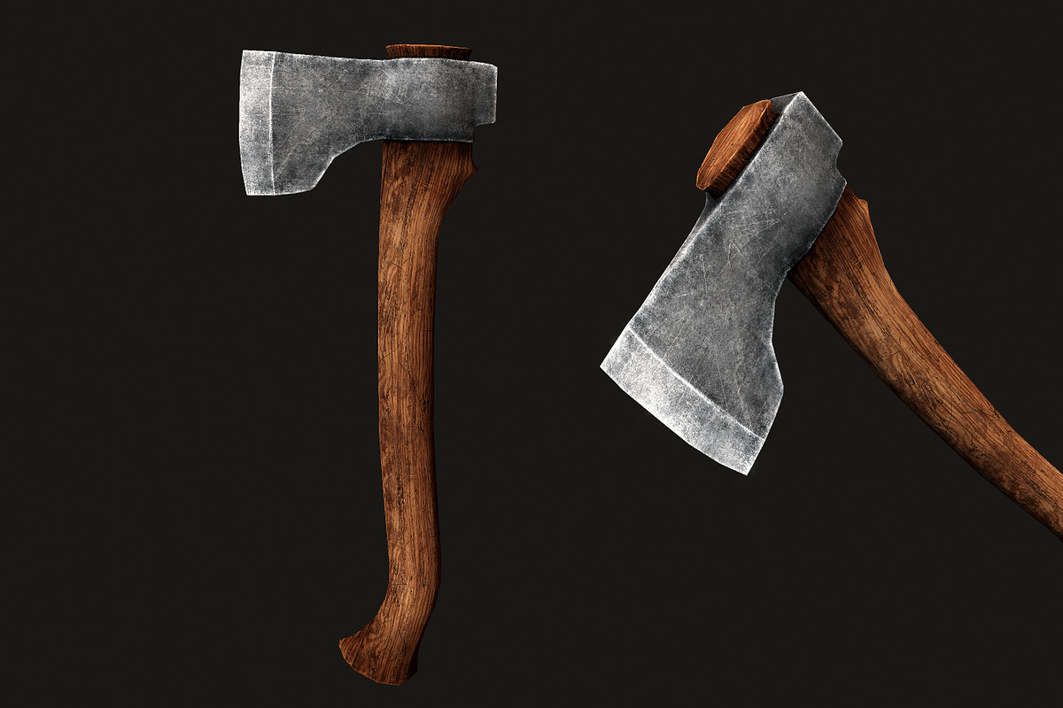 Baltic Carpenter Axe, an Object 3D Model by GamePoly (Photo 1 of 5)