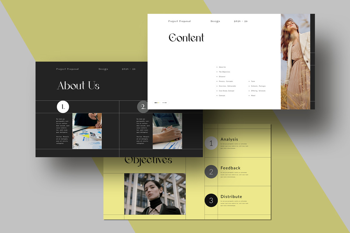 Brand Proposal Keynote Template, a Presentation Template by White Graphic (Photo 3 of 9)