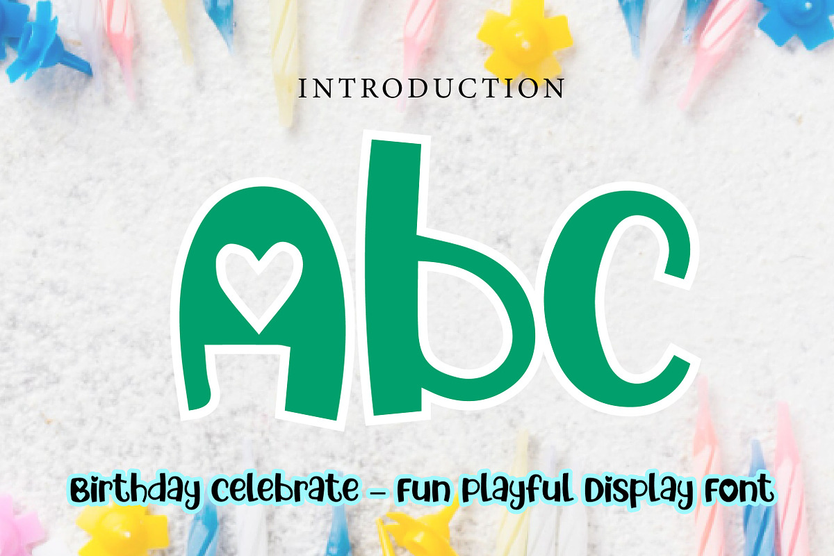 Birthday Celebrate, a Handwritten Font by Wow Magic (Photo 2 of 3)