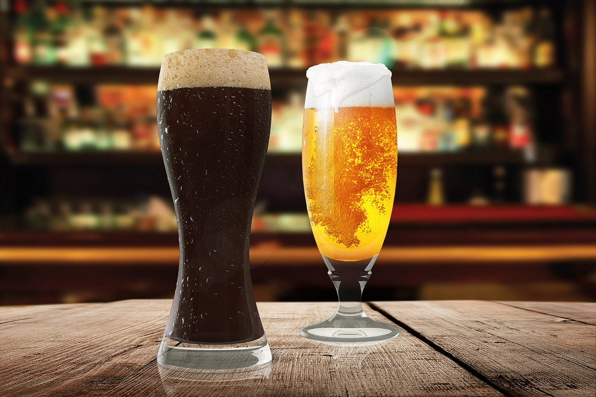 Empty Beer Glass Mockup, a Product Mockup by PSD Market (Photo 1 of 18)