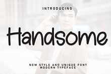 Handsome | Script Font