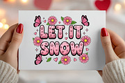 Let It Snow Png, Christmas, an Illustration by Canvas Craft (Thumbnail 6 of 7)