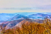 Blood Mountain, Georgia Watercolor, a Nature Photo by Wild Wanderer Photography (Thumbnail 1 of 2)