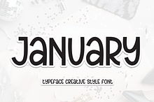 January | Script Font