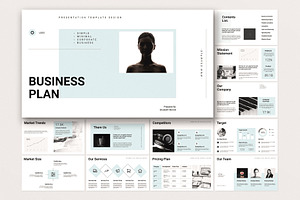 Business Plan Presentation Template, a Presentation Template by E-Type