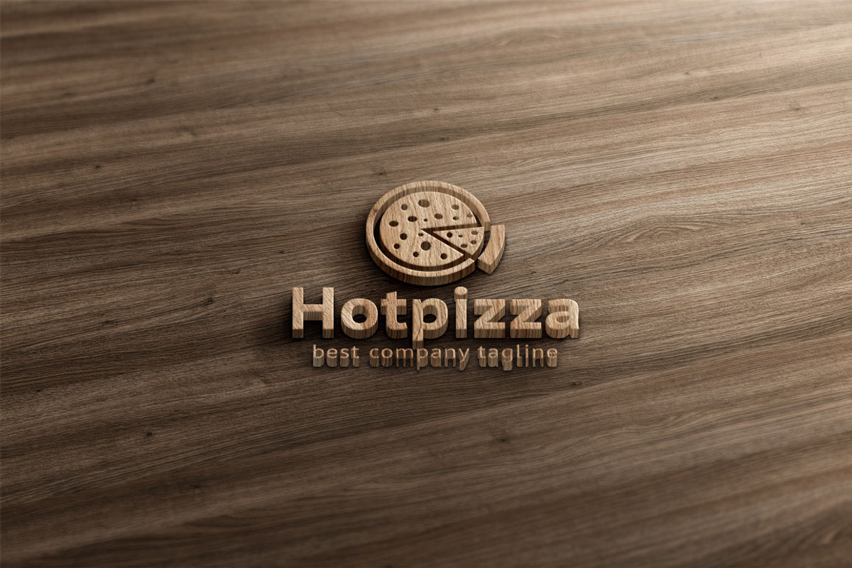 Hot Pizza Logo, a Branding & Logo Template by Dotnpix (Photo 3 of 5)