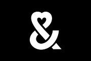 Ampersand Love Heart Logo, a Branding & Logo Template by Buqancreative (Thumbnail 2 of 4)