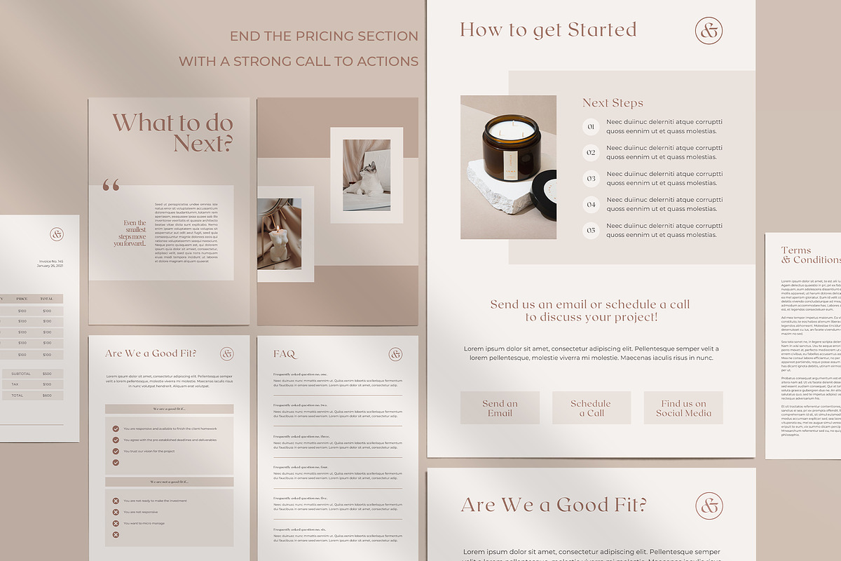 Client Welcome Packet Template, a Templates & Theme by Eesome Design Studio (Photo 6 of 8)