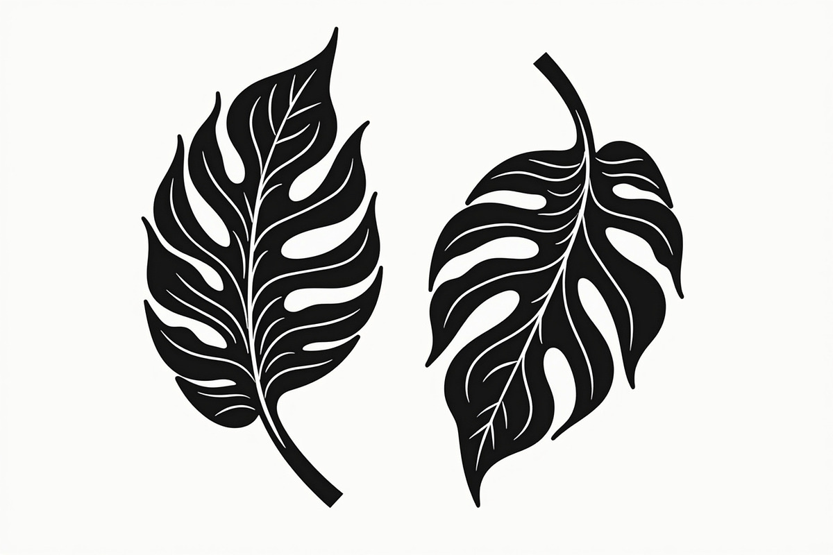 Leaf Earring Silhouette Bundle, an Object Graphic by Creativeshirt (Photo 15 of 16)