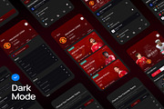 Scory Live Football Scores Mobile, an UI Kit Template by Creative Perspective (Thumbnail 6 of 7)