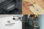 50 ornaments logos & monograms, a Branding & Logo Template by Vasya Kobelev (Thumbnail 2 of 12)