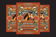 Red Chinese New Year Year Of The Hor, a Flyer Template by Muhamad Iqbal hidayat (Thumbnail 1 of 4)