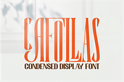 Cafollas - Condensed Font, a Serif Font by 177Studio (Thumbnail 7 of 9)